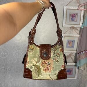 y2k vintage paisley fairy core purse